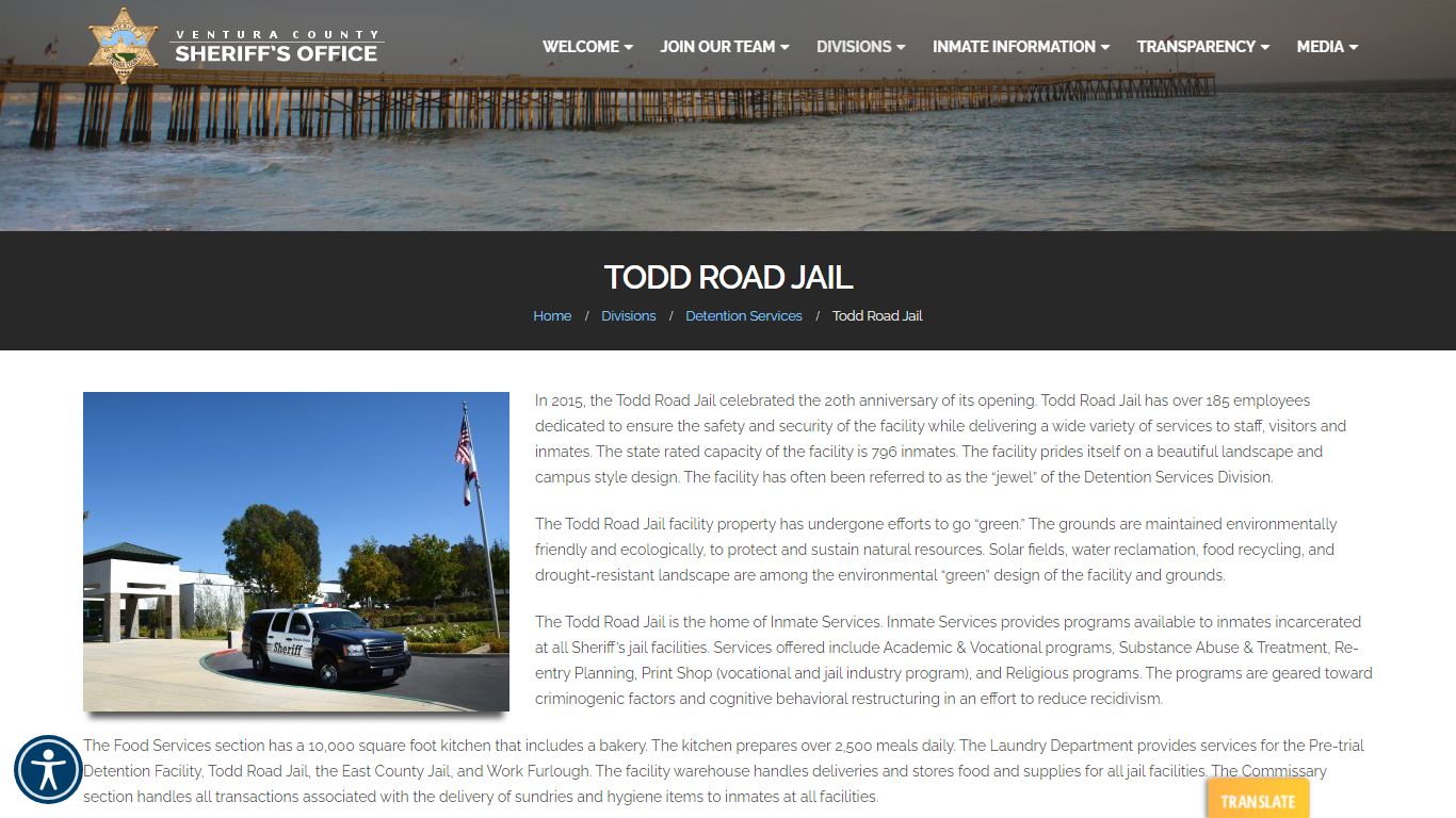 Todd Road Jail - Ventura County Sheriff's Office